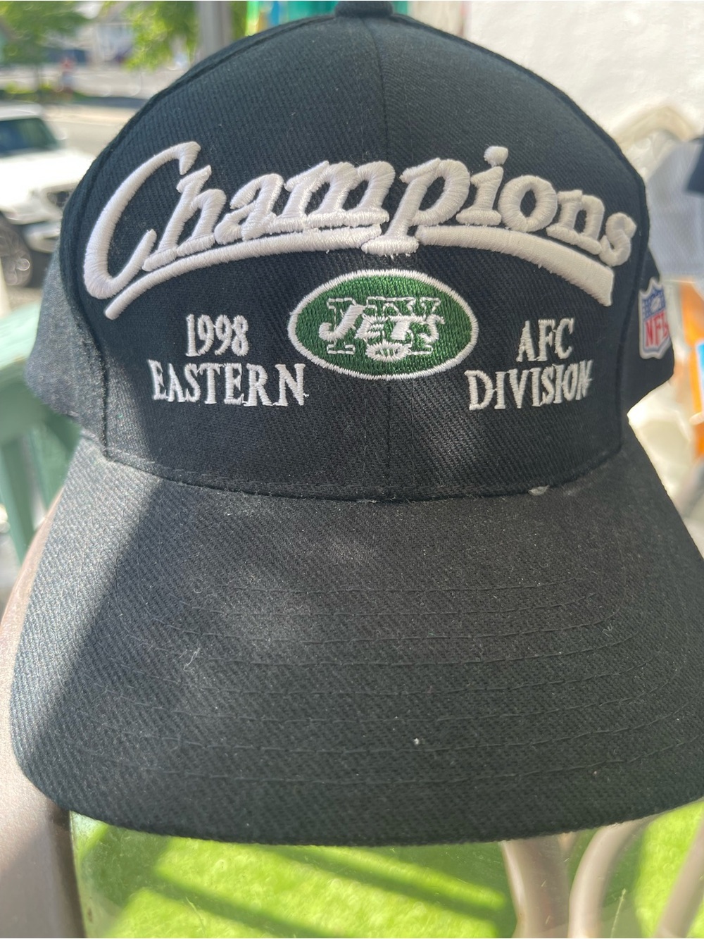 Rare Champions 1998 AFC Eastern Division Hat - Black with White & Green Logo